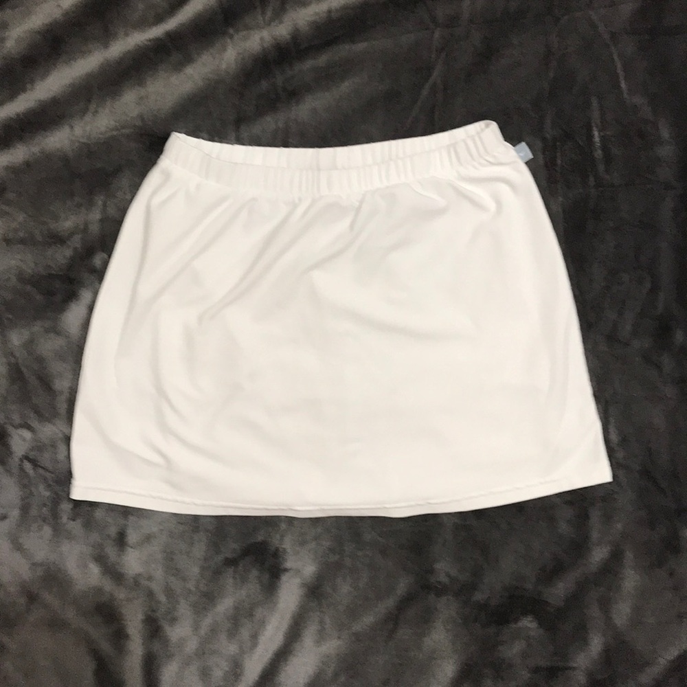 Nike Dri-Fit White Tennis Skirt with Shorts